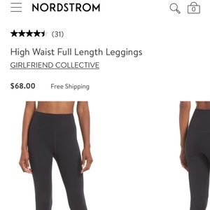 Girlfriend Collective high rise leggings